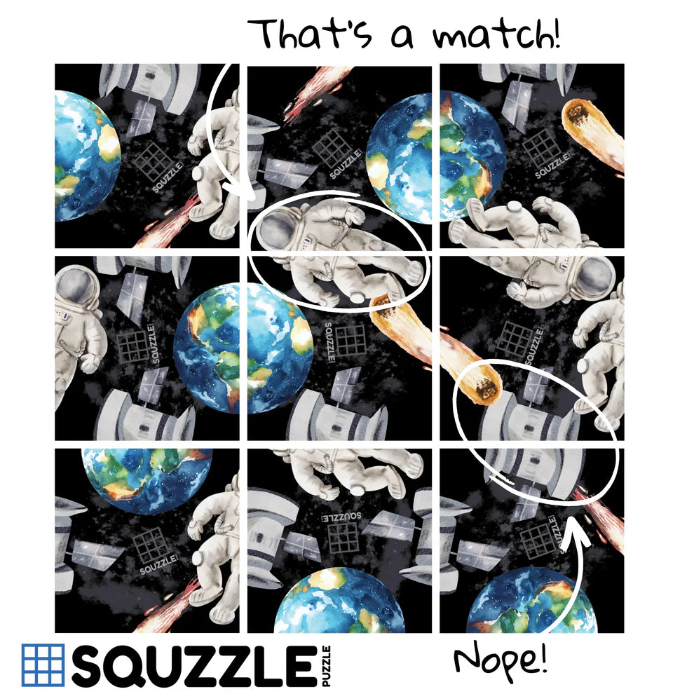 Space Explorer Squzzle Puzzle | Fun Squared Games