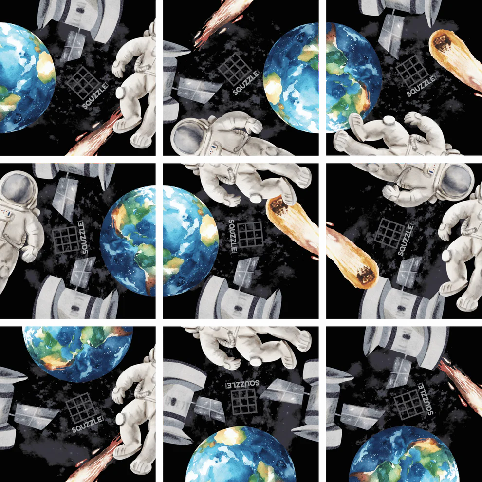 Space Explorer Squzzle Puzzle | Fun Squared Games