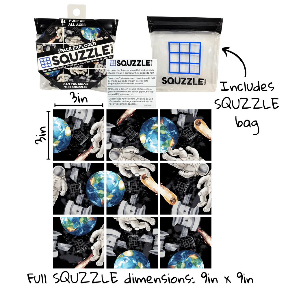 Space Explorer Squzzle Puzzle | Fun Squared Games