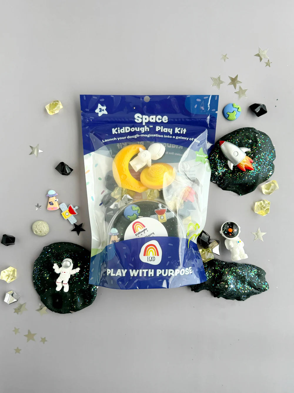 Space Sensory Play Dough Kit | EarthGrown KidDough