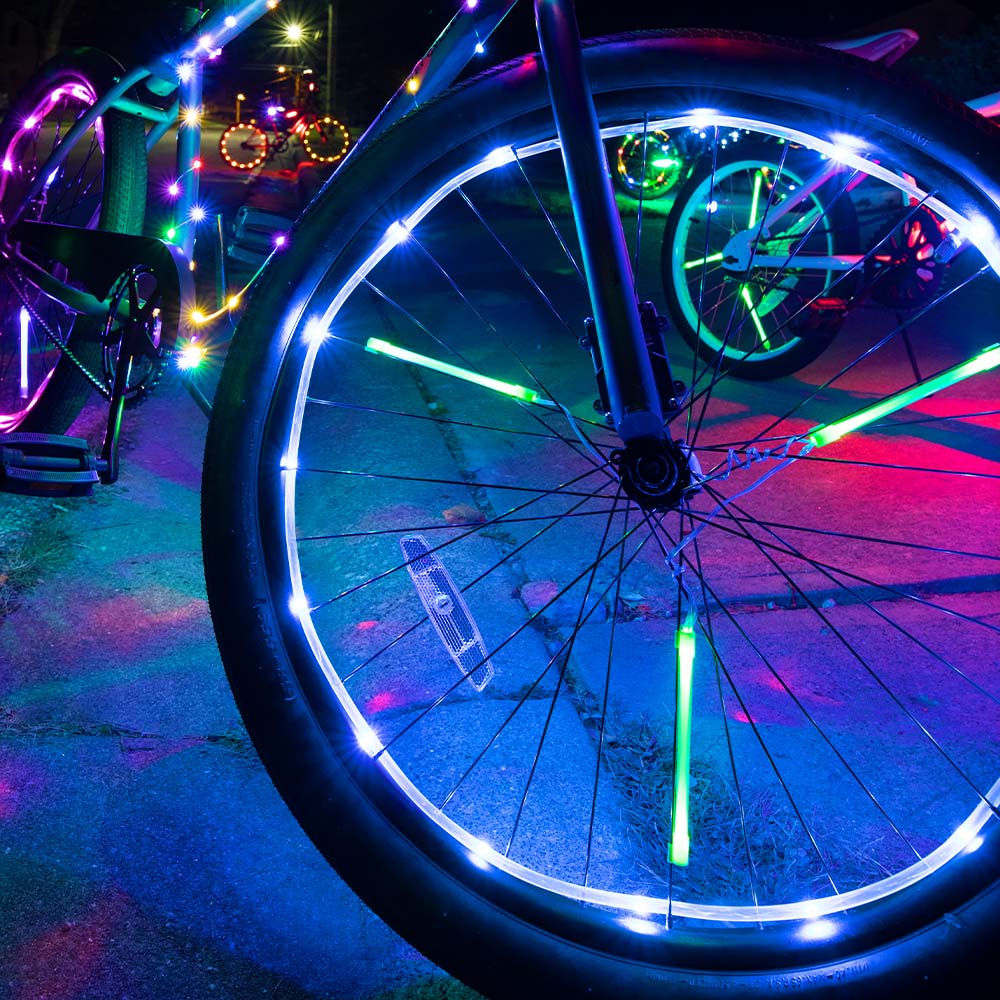 bike wheel lights ebay