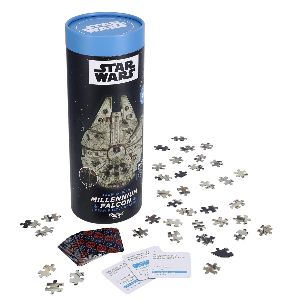 Star Wars Millennium Falcon Jigsaw Puzzle and Trivia | Ridley Games
