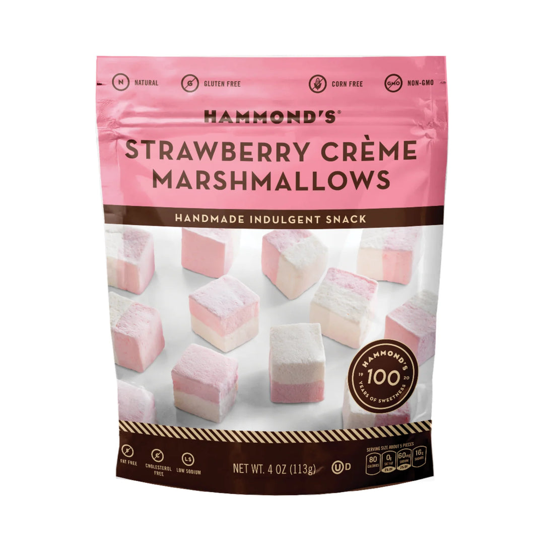 Strawberry Crème Marshmallows | Hammond's Candies