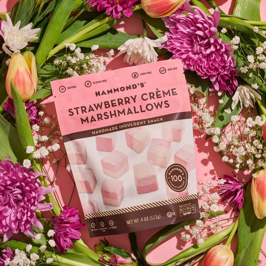 Strawberry Crème Marshmallows | Hammond's Candies