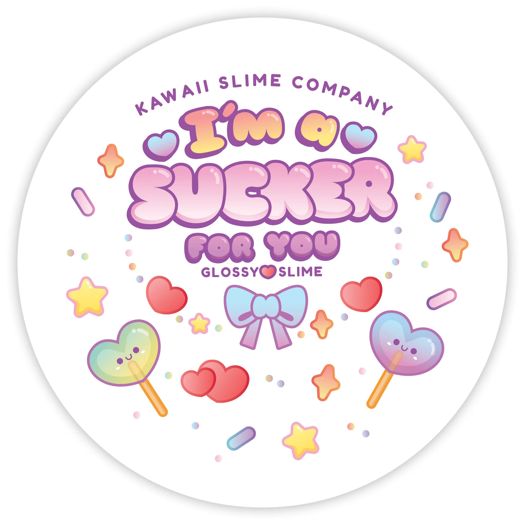 I'm A Sucker For You Glossy Slime | Kawaii Slime Company