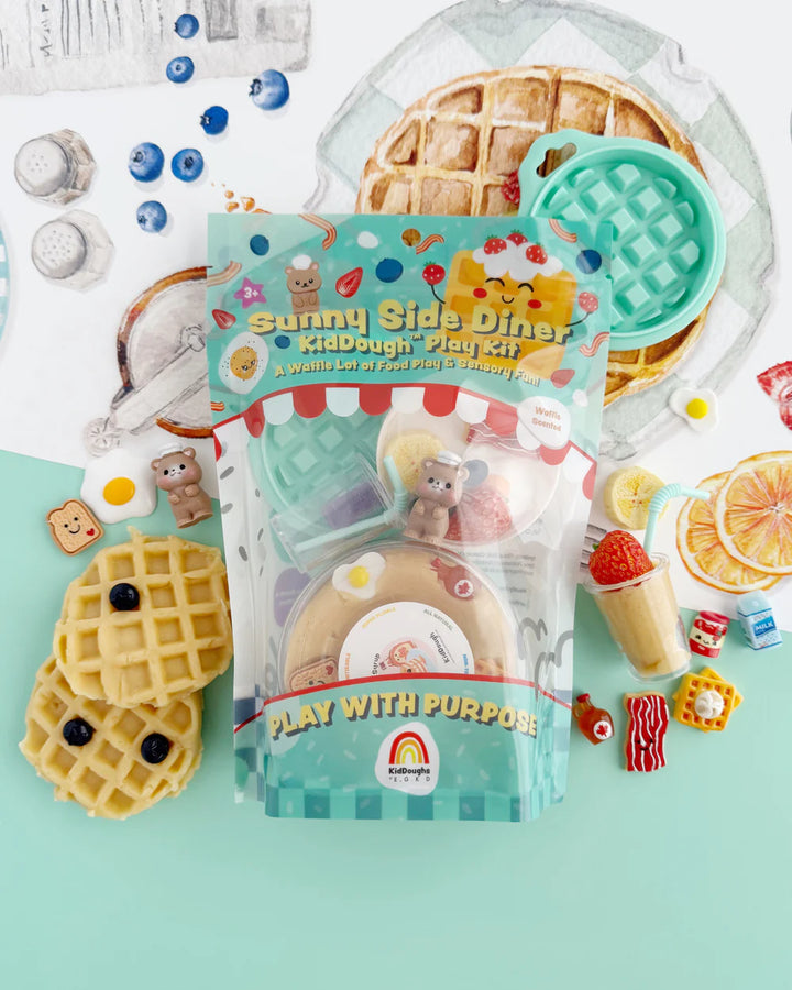 Sunny Side Diner KidDough Play Kit | Earth Grown KidDough