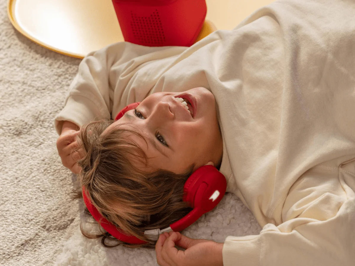 Bluetooth Headphones: Sunset Red | Tonies