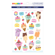 Sweet Cat 'n' Dog Bites Glossy Sticker Sheet | MoonBow