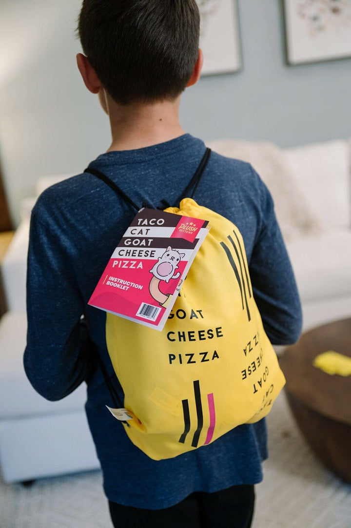 Taco Cat Goat Cheese Pizza Plush Mitten Set | Dolphin Hat Games