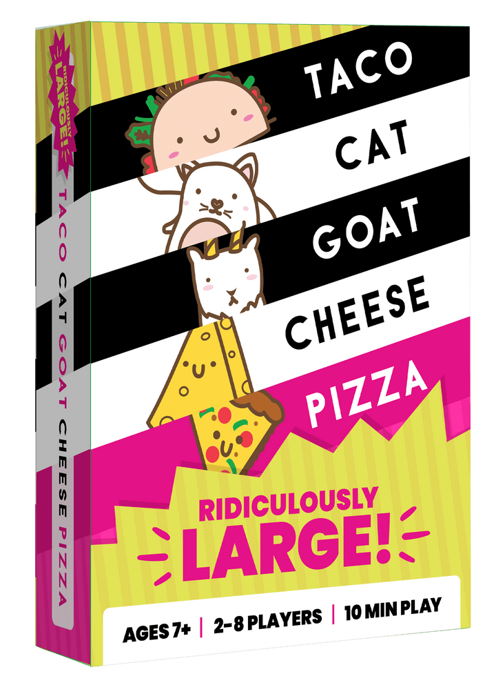 Taco Cat Goat Cheese Pizza Ridiculously Large Edition | Dolphin Hat Games