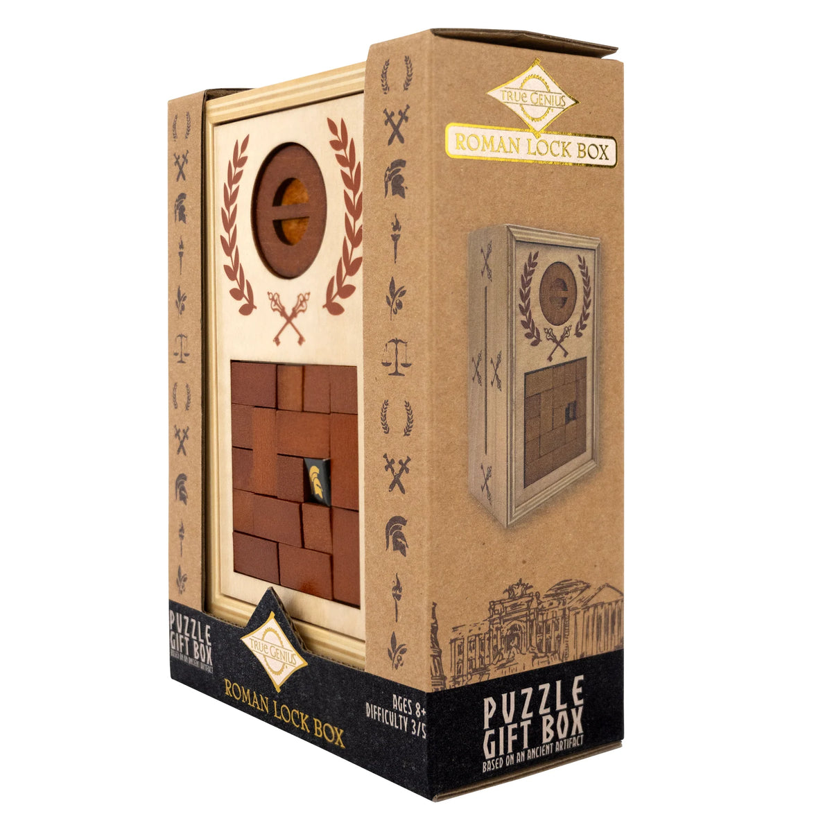 Roman Lock Box - Secret Gift Box Puzzle | Project Genius