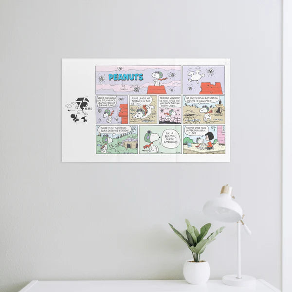 Peanuts© Puzzle By Number - Flying Ace 275 pc Tube | Plus-Plus