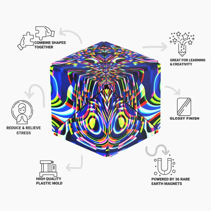 Shashibo Art Worx Series Technicolor | Fun in Motion Toys