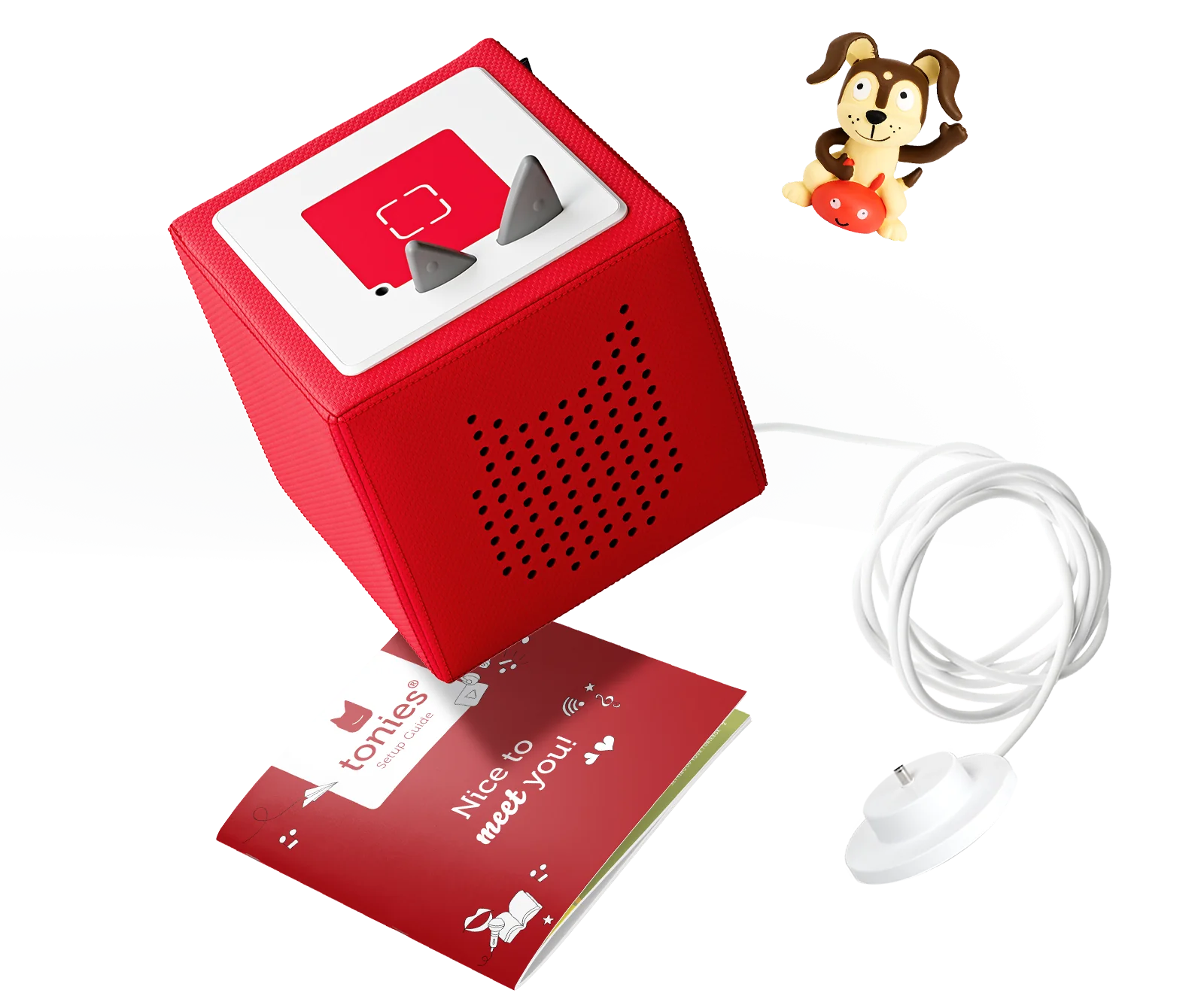 Toniebox Starter Set with Playtime Puppy - Red