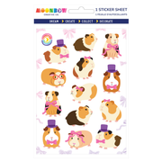 Top Hat & Tails Glossy Sticker Sheet | MoonBow
