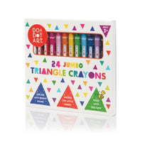 Jumbo Triangle Crayons  – 24 Colors | Do A Dot