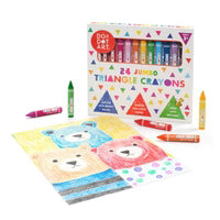 Jumbo Triangle Crayons  – 24 Colors | Do A Dot