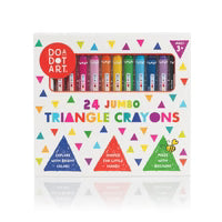 Jumbo Triangle Crayons  – 24 Colors | Do A Dot