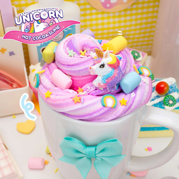 Unicorn Hot Cocoa Butter Slime | Kawaii Slime Company