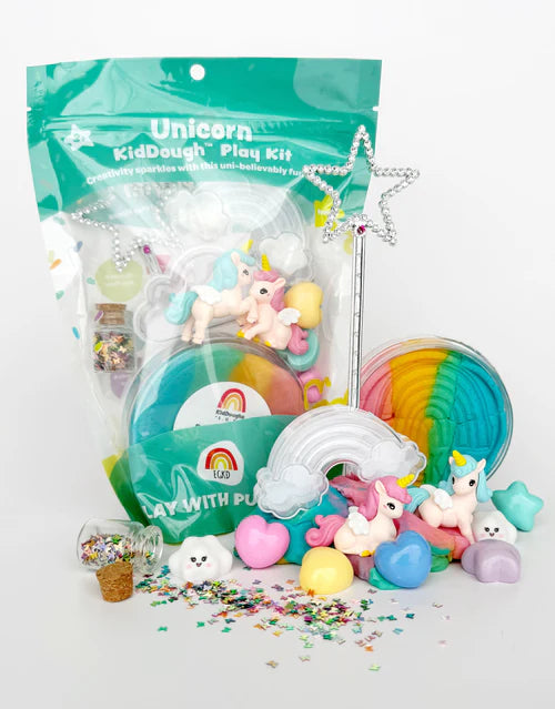 Unicorn Play Kit - Rainbow Sherbet  | Earth Grown KidDough
