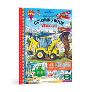 Vehicles Fold-Out Coloring Book | eeBoo