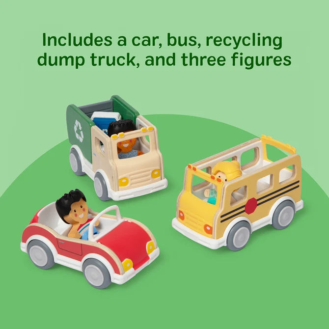 Cheery Lane™ Vehicles Play Set | Melissa & Doug - LOCAL PICK UP ONLY