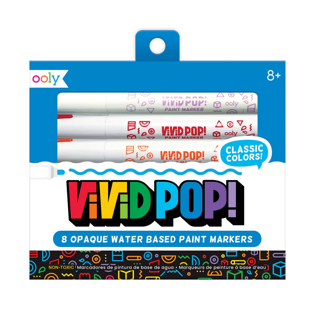 Vivid Pop! Water-Based Paint Markers - Set of 8 | OOLY