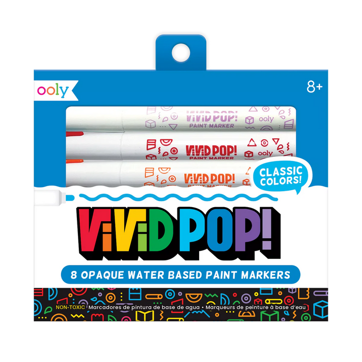 Vivid Pop! Water-Based Paint Markers - Set of 8 | OOLY