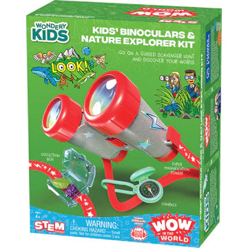 Wow in the World: Kids' Binoculars & Nature Explorer Kit