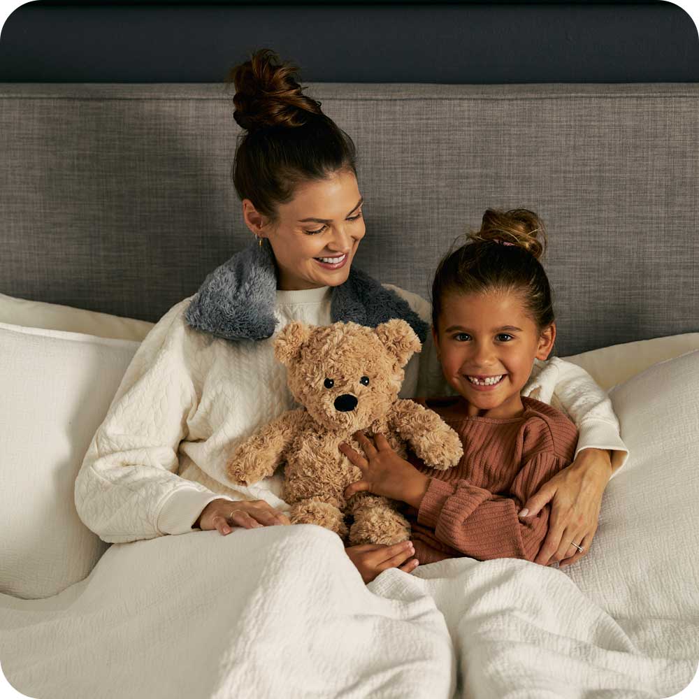 Brown Curly Bear | Warmies®