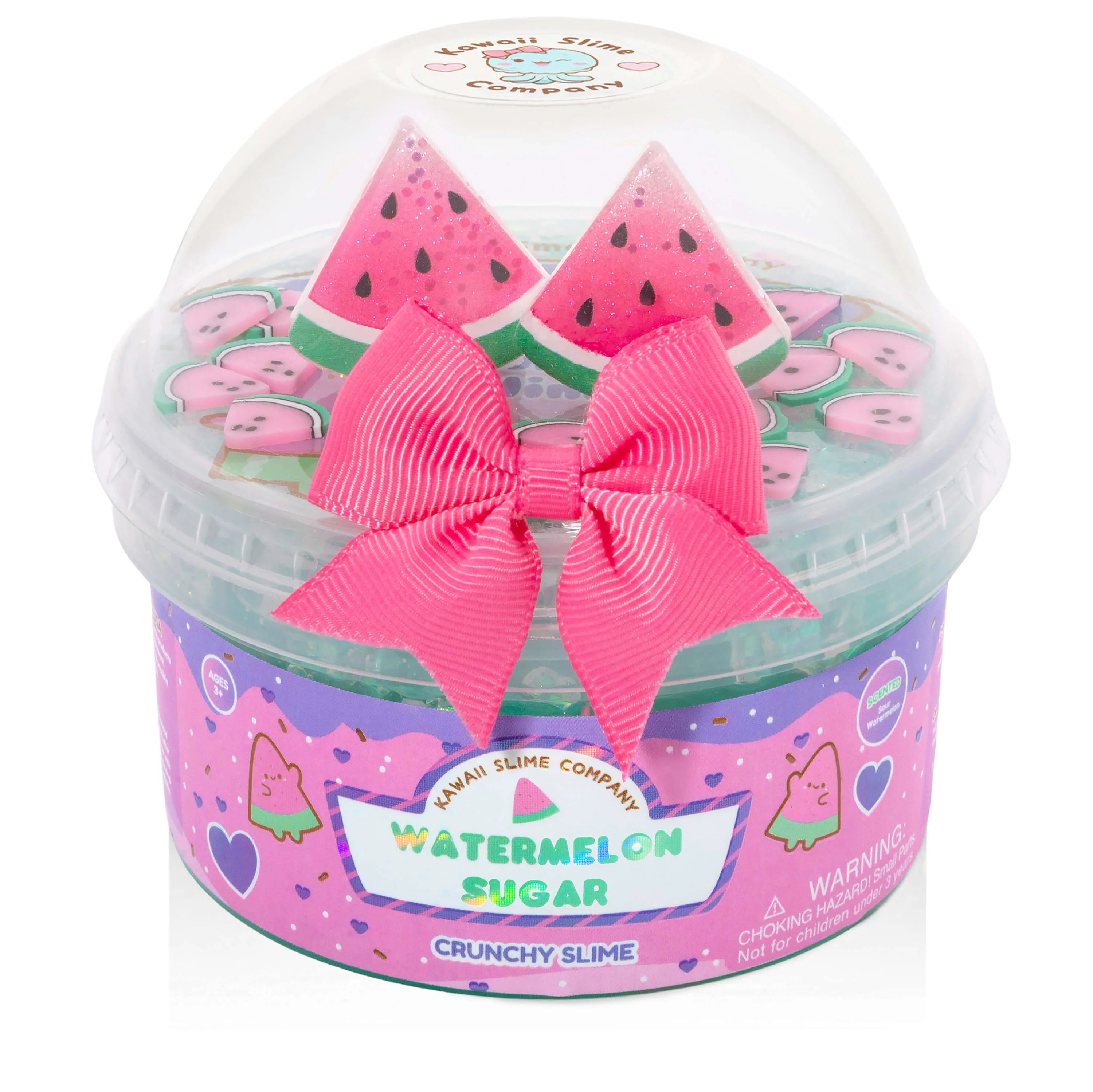 Watermelon Sugar Fishbowl Bingsu Slime | Kawaii Slime Company