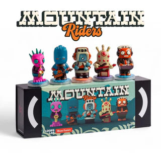Mountain Riders: 5 Figurines Blues Fusion Band | Loops Labs
