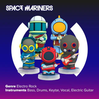 Space Mariners: 5 Figurines Galactic Rock Band | Loops Labs