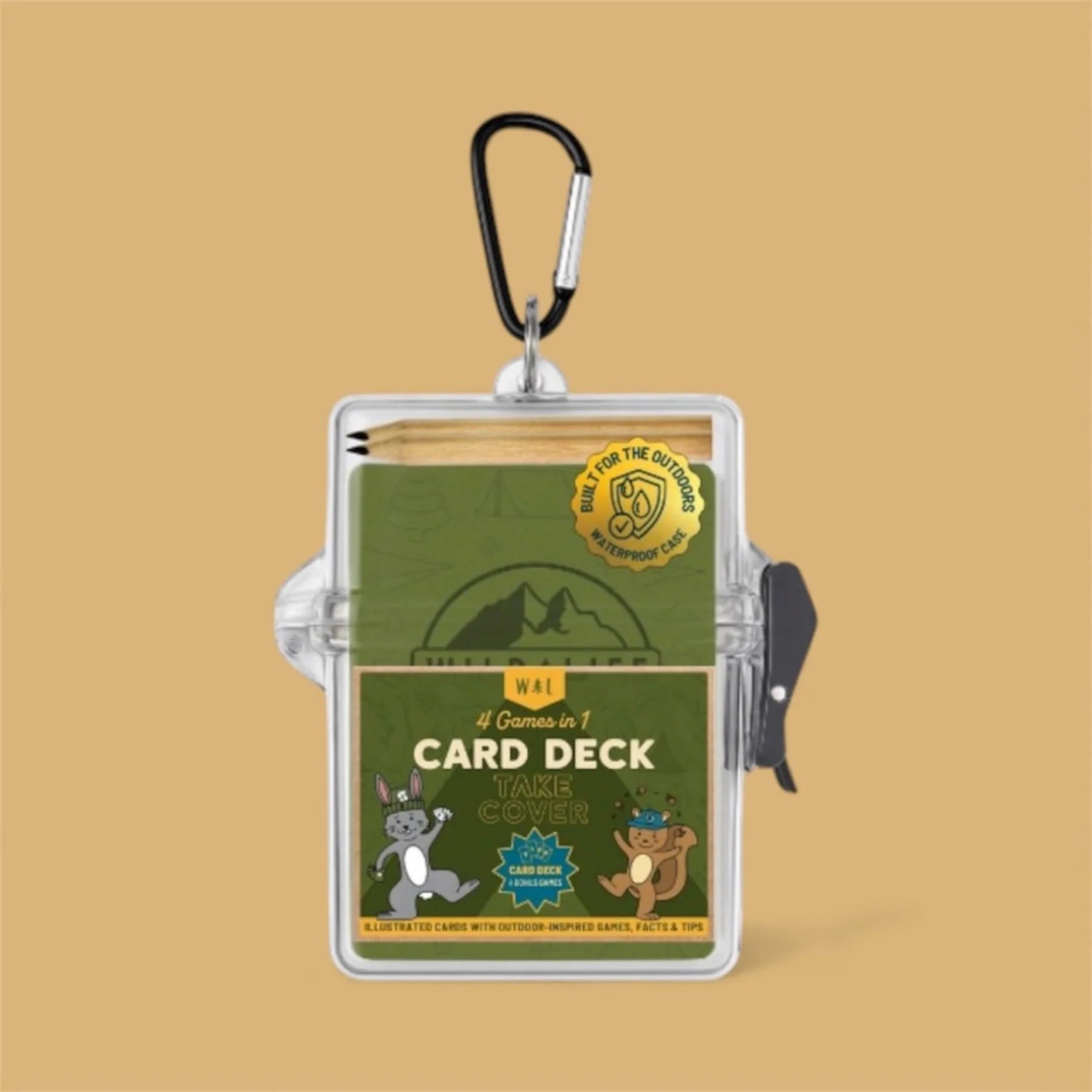 Take Cover 4 In 1 Card Deck | Wild Life Adventures