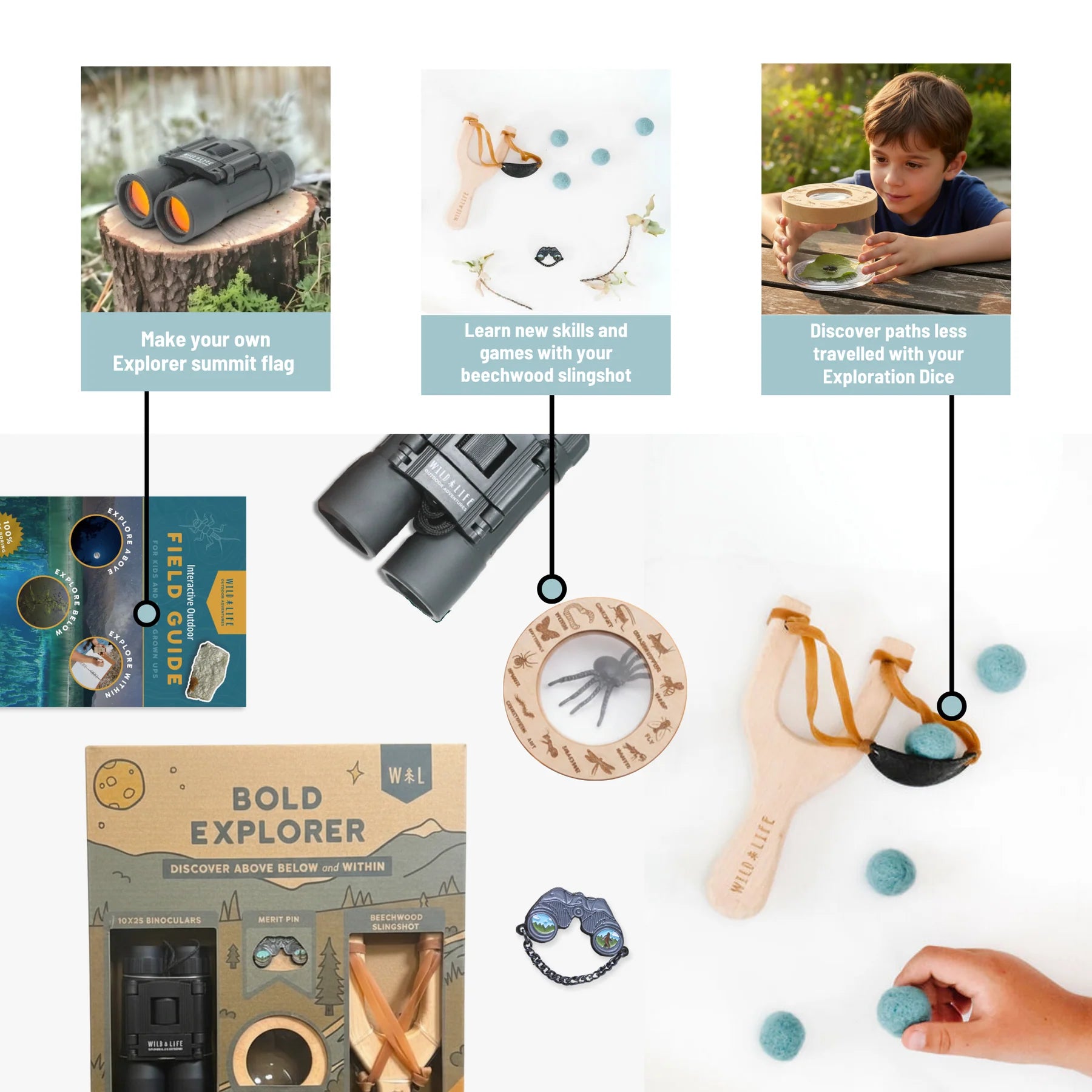 Bold Explorer Outdoor Adventure Kit | Wild Life Adventures