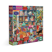 English Cottage Library 1000 Pc Puzzle | eeBoo