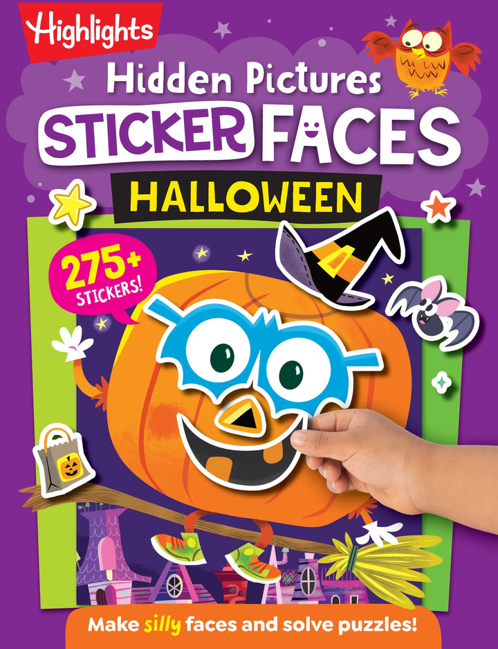 Hidden Pictures Sticker Faces: Halloween | Highlights