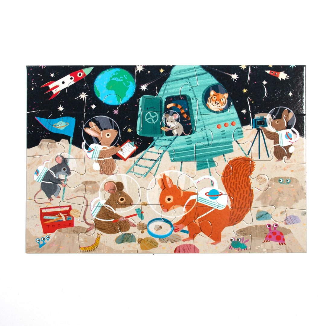 Space Exploration 20 Piece Puzzle | eeBoo