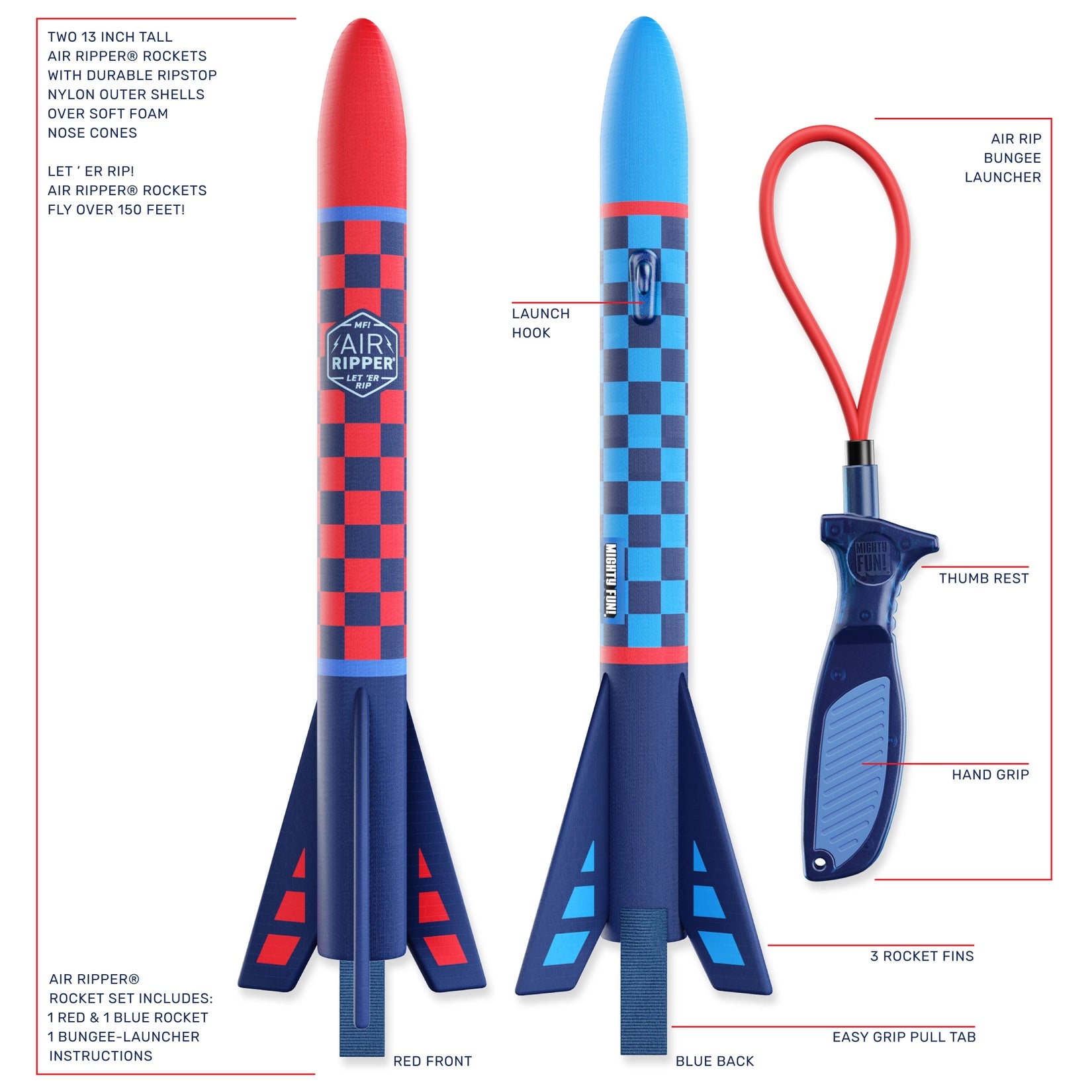 Air Ripper Rocket 2 Pack | Mighty Fun