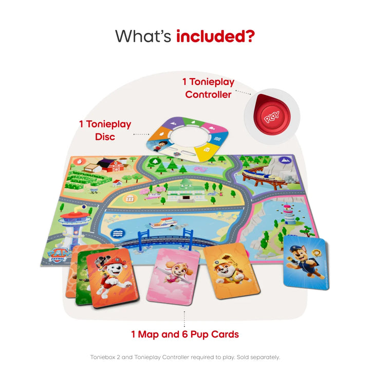 PAW Patrol: Adventure Bay Rescue Heroes Tonieplay Controller + Game Set | Tonies