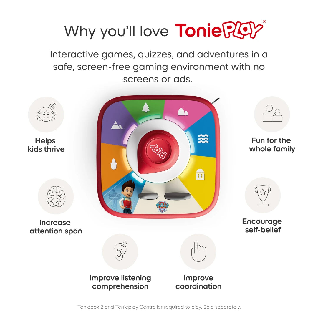 PAW Patrol: Adventure Bay Rescue Heroes Tonieplay Controller + Game Set | Tonies