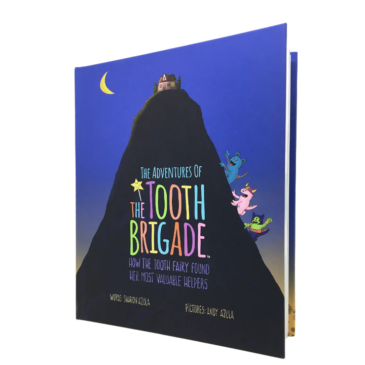 Blue 8" Tooth Pillow & Book Gift Set| The Tooth Brigade