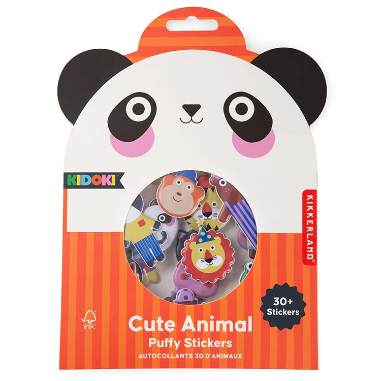 Cute Animal Puffy Stickers