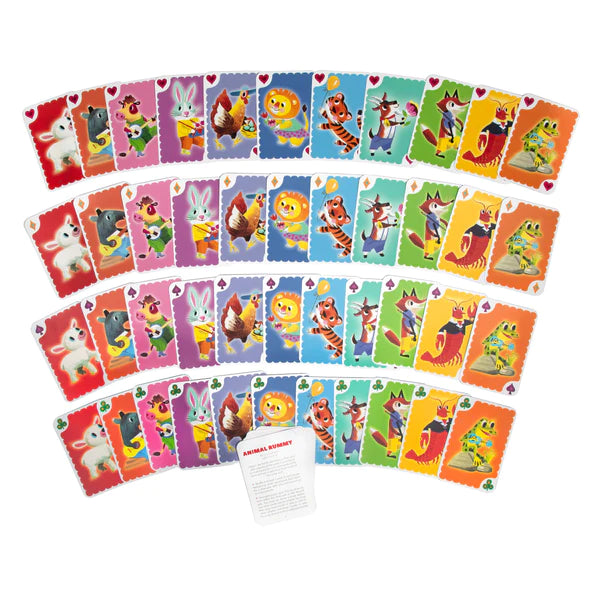 Animal Rummy Playing Cards | eeBoo