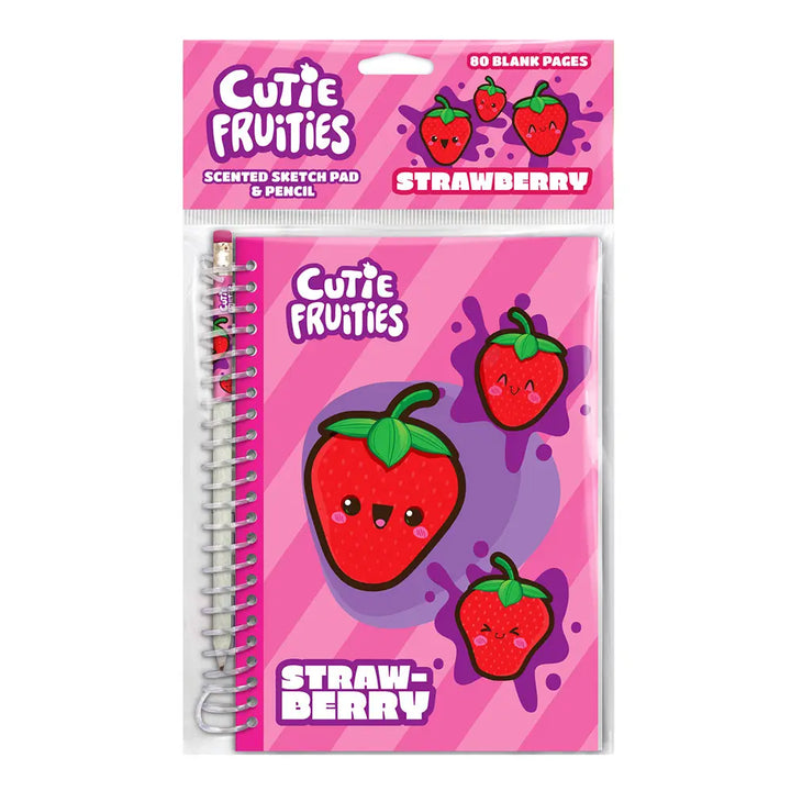 Cutie Fruities Sketch Pad w/Smencil - Strawberry | ScentCo