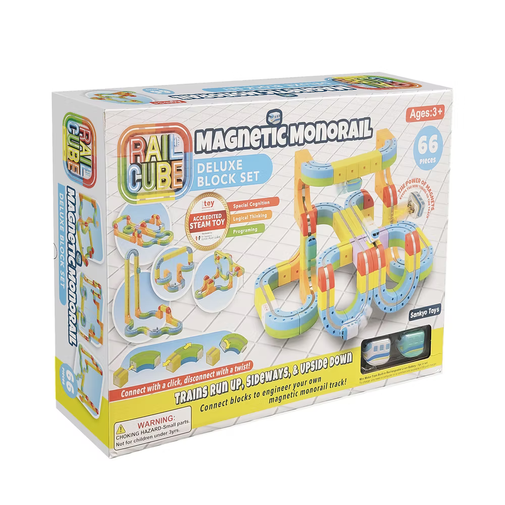 Magnetic Monorail Deluxe Set | Rail Cube - LOCAL PICK UP ONLY