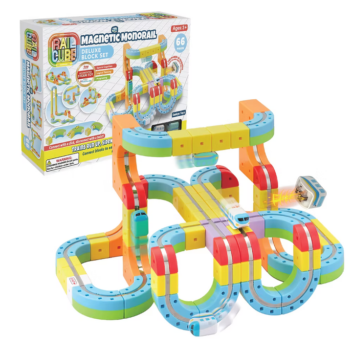 Magnetic Monorail Deluxe Set | Rail Cube - LOCAL PICK UP ONLY