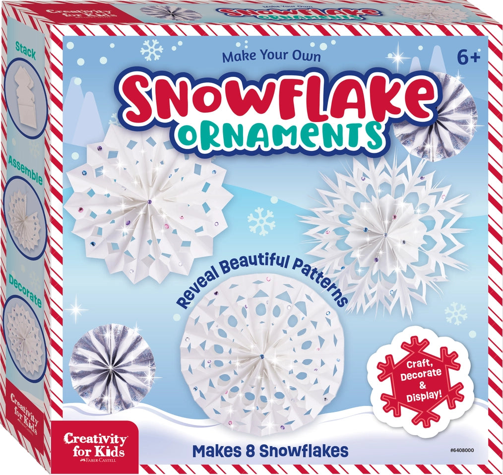 Make Your Own Snowflake Ornaments