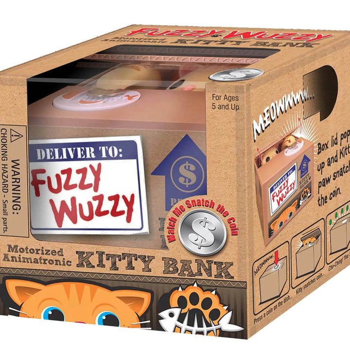 Fuzzy Wuzzy Kitty Bank