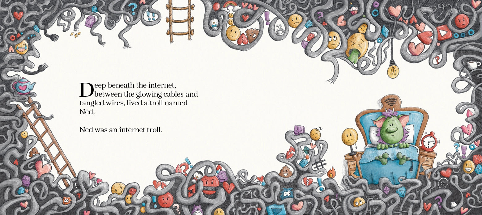 Ned the Internet Troll Book | Paul Castle